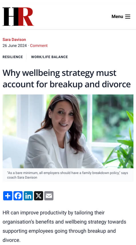 Why wellbeing strategy must account for breakup and divorce